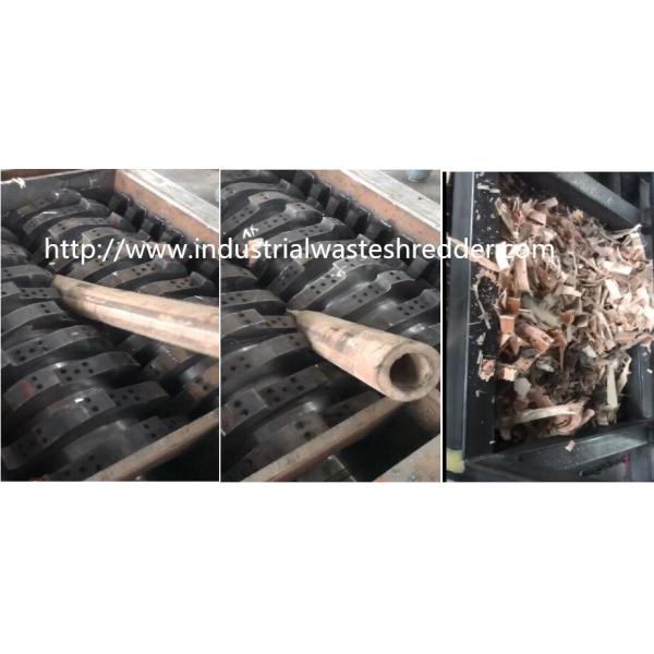 Solid Waste Commercial Cardboard Shredder , Industrial Paper Shredder Machine