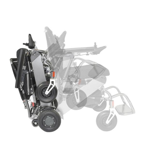ISO13485 6 Km/H Lightweight Electric Folding Wheelchair