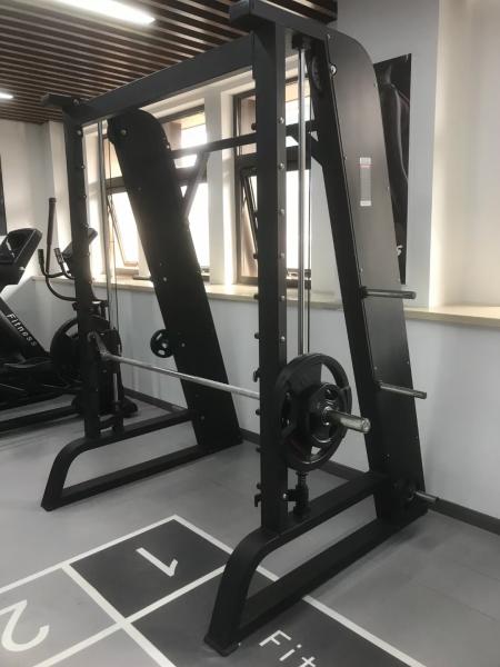 Multi-Functional Power Rack Gym Equipment Home Smith Machine for Squat Shoulder Chest Leg Press Back Arm Exercise Power Bench