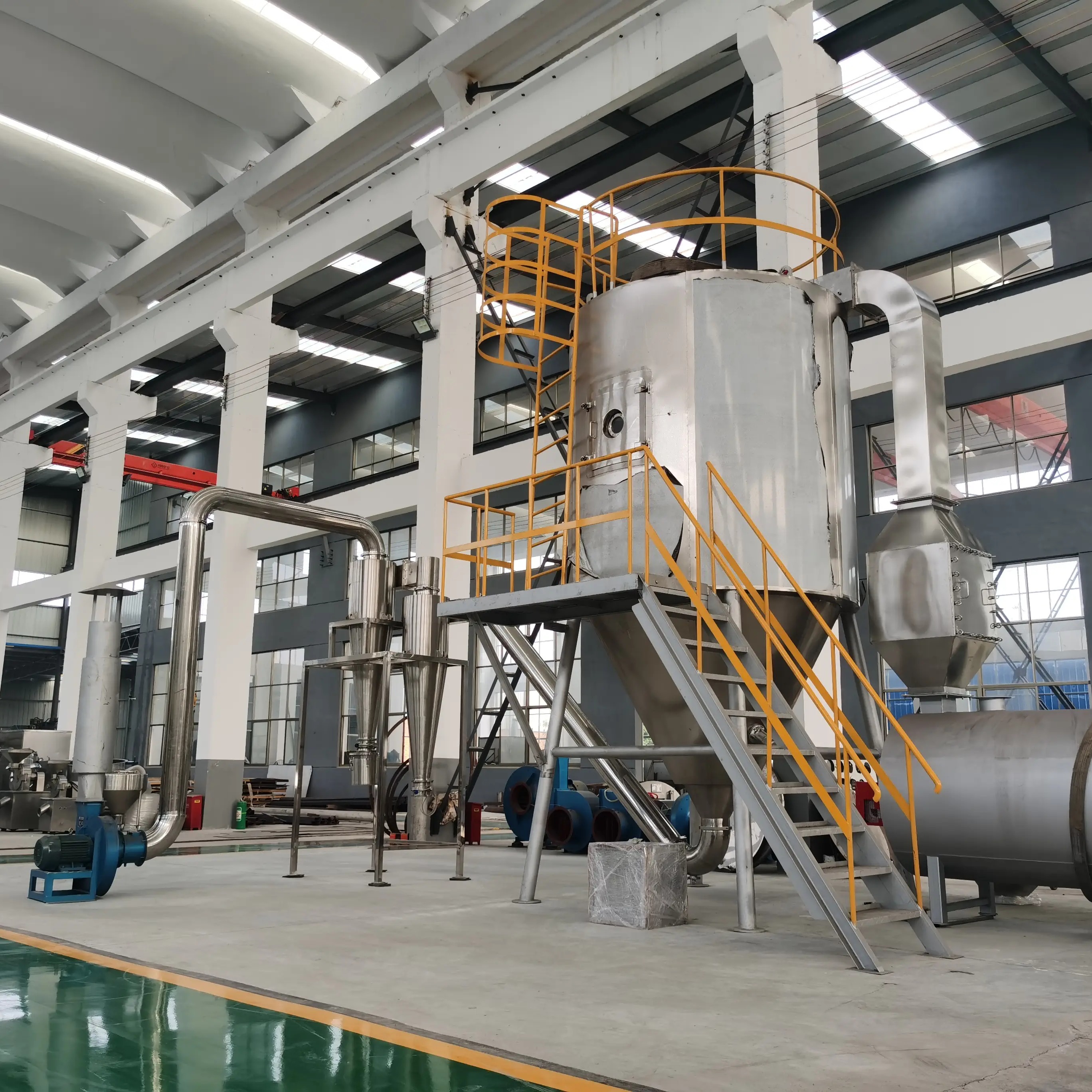Detailed Discussion Equipment Spray Dryer Steam Heat Source Perfect for Food Industry Drying and Processing Requirements