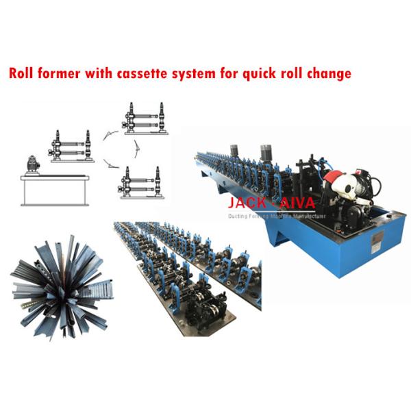Quick Change Customized Roll Forming Machine Cassette Sheet Metal Roll Forming Machines