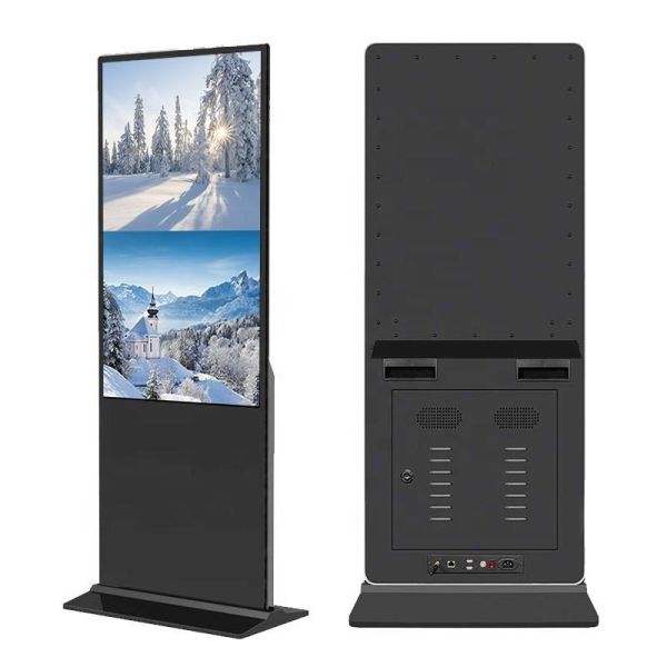 43 50 55 Inch Floor Standing Commercial Lcd Advertising Display Touch Screen Monitor Digital Signage Kiosk