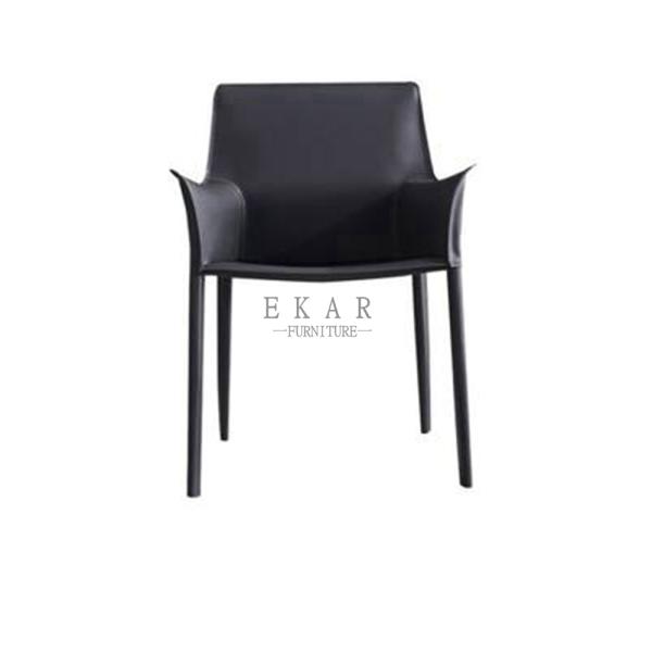 Italian Modern Design Restaurant Leather Dining Room Chair