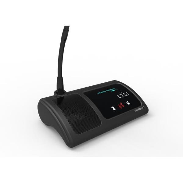 Touchable Interface Button Boardroom Microphone System Full Digital Signal
