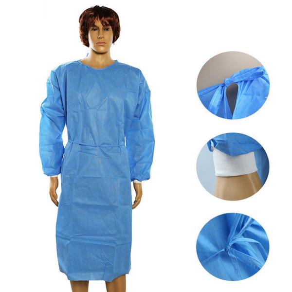 10pcs / Bag Disposable Surgical Nonwoven Fabric Gown Adult Operating Room