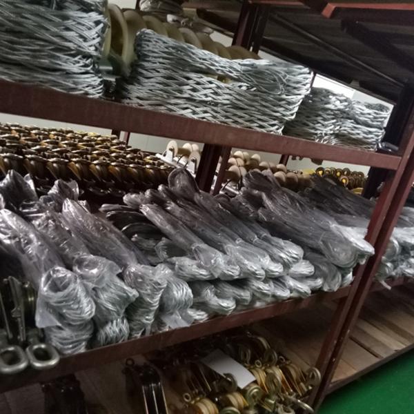 Wire Laying Construction Wire Rope Tools Steel Material 15 - 80KN Rated Load