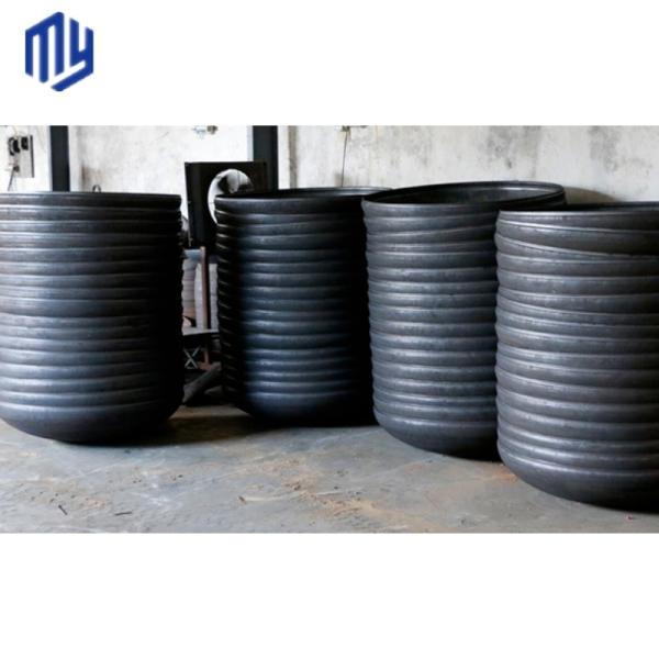 6mm 800mm Cold Pressing Tank Head Forged Dish Cone Shaped Head with Hexagon Head Code