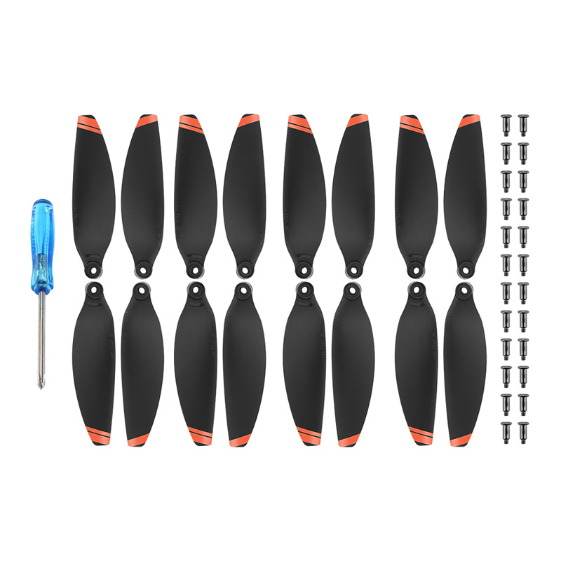 Original For Dji Mavic Mini 2 Propellers Orange 2/4k Se Blades 4726f Wing Accessories
