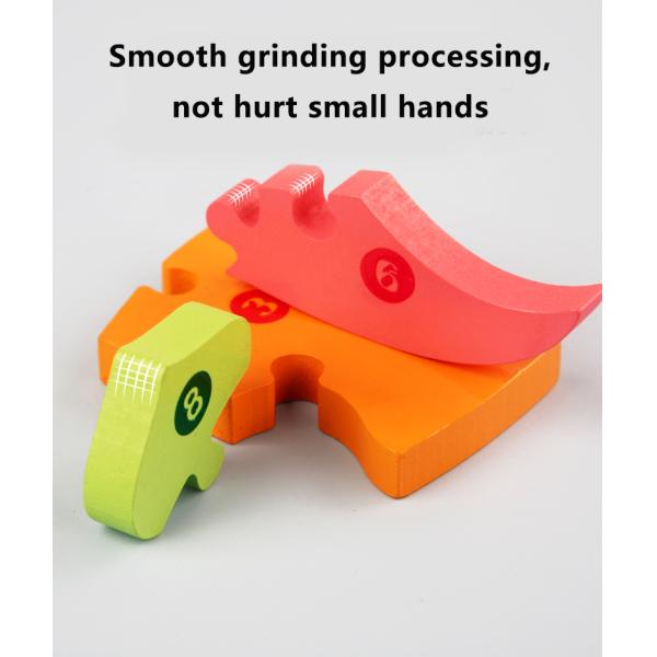 DIY Children Early Education Cognitive Toys Animal 3D Stereo Clasp Puzzle