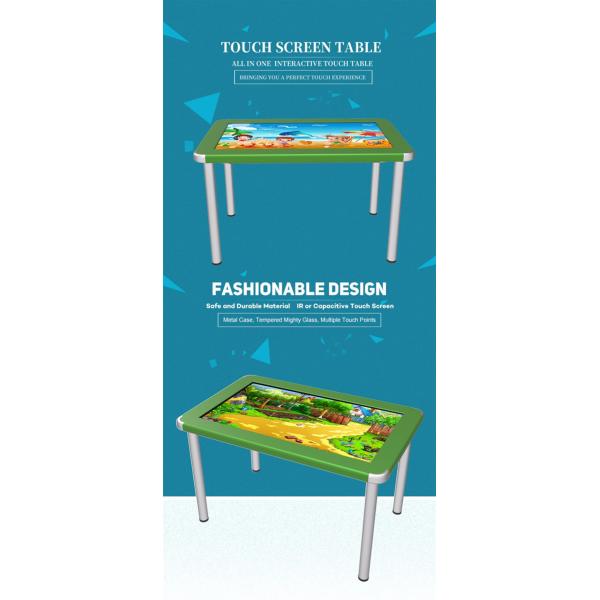 Kids Multi Touch Screen Table LCD 43 Inch FHD Interactive Waterproof