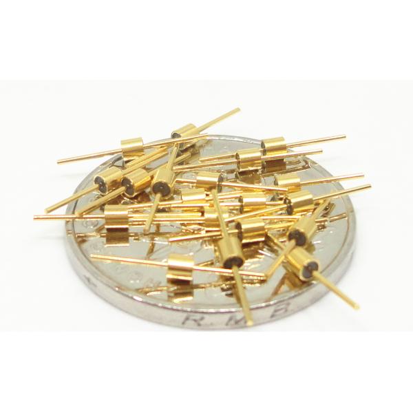 Kovar 7052 vidros para metal conectores herméticos do selo cortou em linha reta passagem