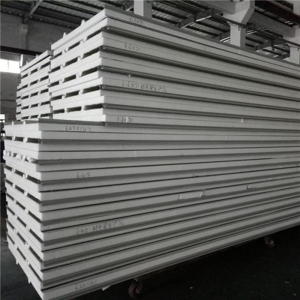 light weight insulated 0.526mm eps ploystyrene foam sandwich panel for warehouse