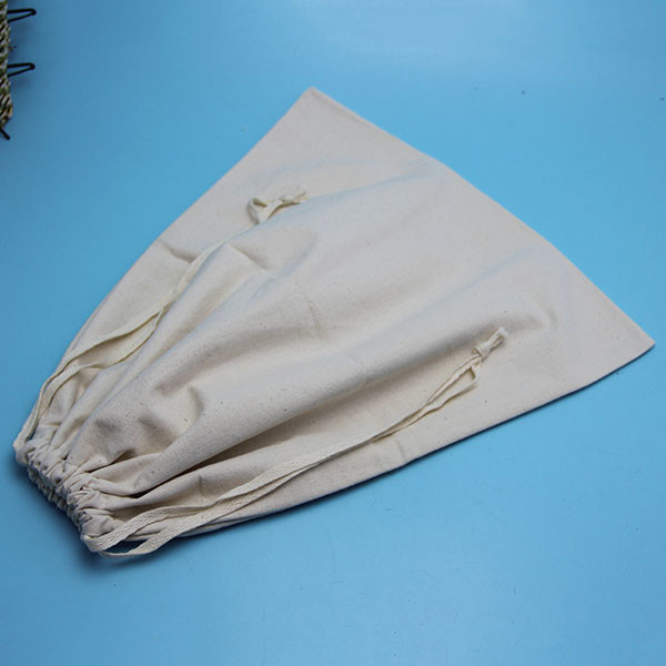 Resuable 100 sacs de toile de stockage de coton, sacs de stockage de nourriture de pain de boulangerie