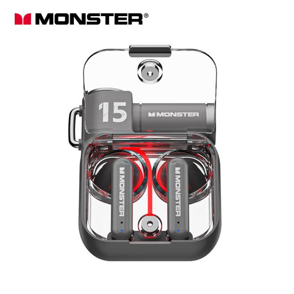 XKT15 Monster TWS Earbuds ANC ENC 4.5 Hours Music Playtime With Neon Lights