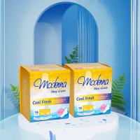 Eco-amigable Uso inmediato Toallas sanitarias desechables Algodón orgánico Mujeres almohadillas Mujeres pañuelo sanitario