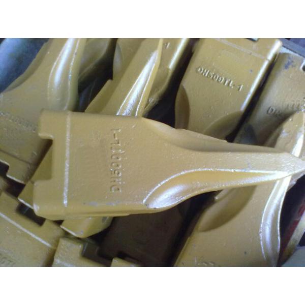 Dientes amarillos del cubo de Daewoo DH500 del color de TIG Brand, DH500TL Tiger Teeth For Excavator Bucket