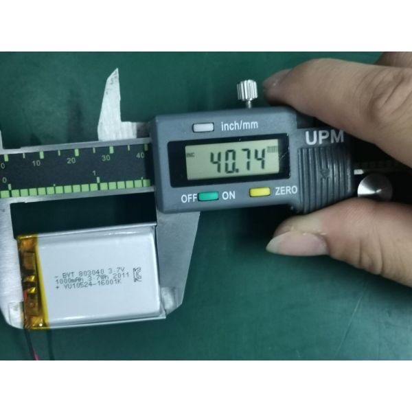 UL KC Certified 3.7V 1000mAh Lithium Polymer Battery for Toys and Power Tools