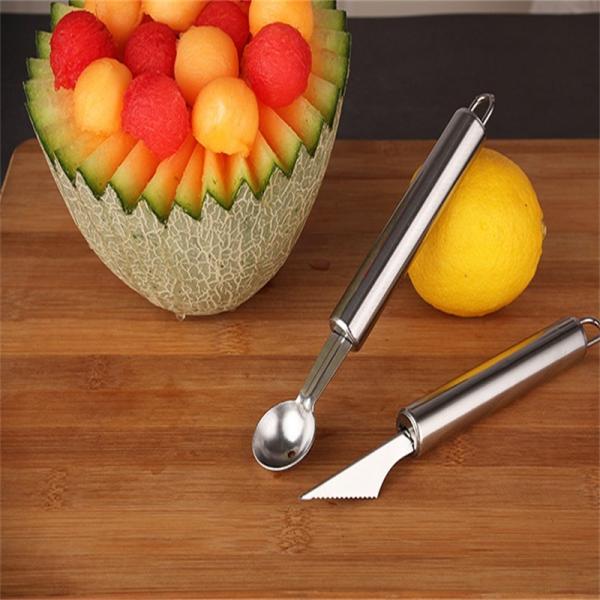 Restaurant Kitchen Gadgets Set 6 Pieces Stainless Steel Multifunctional Fruit Tools