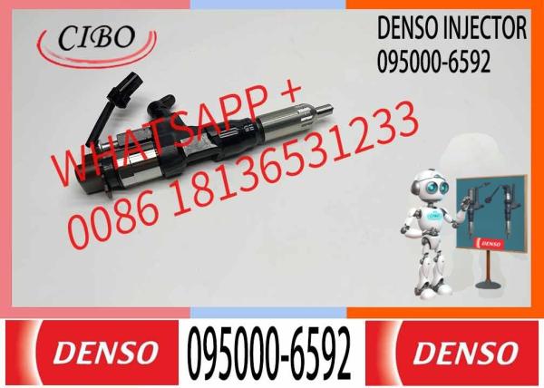 Fuel Injector 095000-6593 Common Rail Fuel Oil Injector Fuel Injector Assy 095000-6592 for HINO J08E
