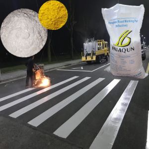 Thermoplastic Paint Pavement Road Reflective Markings 30% Glass Beads High Whiteness Road Marking Paint