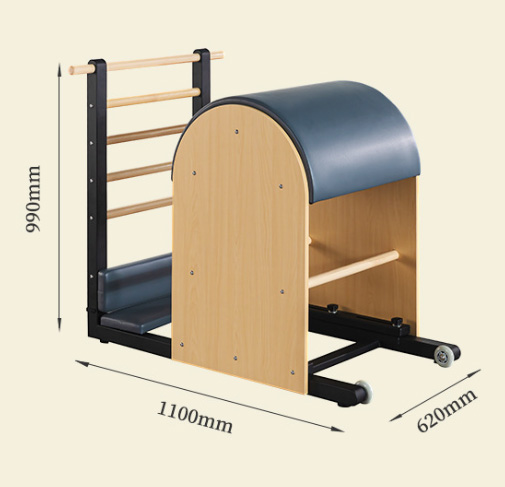 Yoga Gym Pilates Iron Ladder Bucket Maple Oak Ladder Bucket Home Commercial Multi Functional Shaping