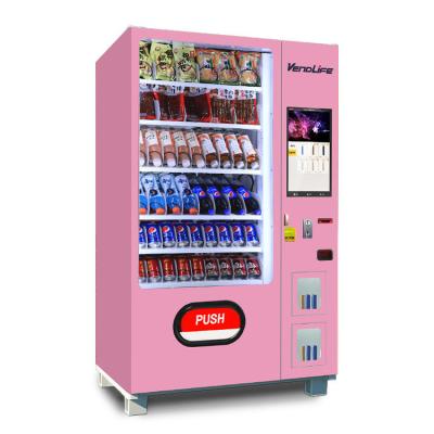 cacifos combinados do petisco e da máquina de venda automática 21 da bebida refrigerados
