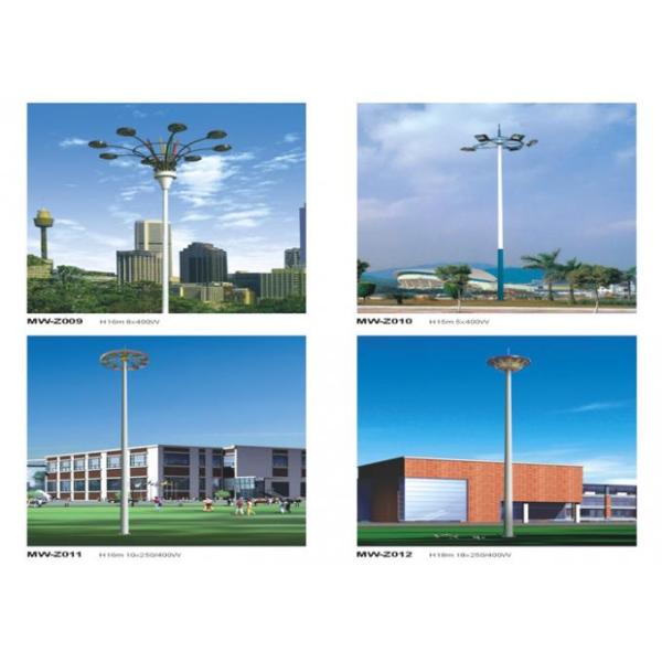 30m 35m High Load Bearing Strength Electrical Power Pole For Windy Conditions