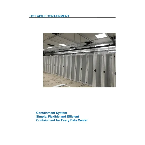 High-Temp Hot Aisle Containment Solutions & Kits