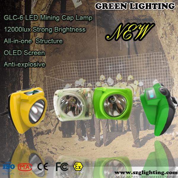 Свет СИД 10000 люкс перезаряжаемые минируя с IP 68 экрана OLED водоустойчивым