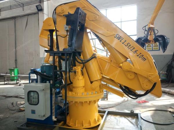 Cost Effective Flexible Marine Knuckle Boom Crane 3T10M High Load High Efficiency
