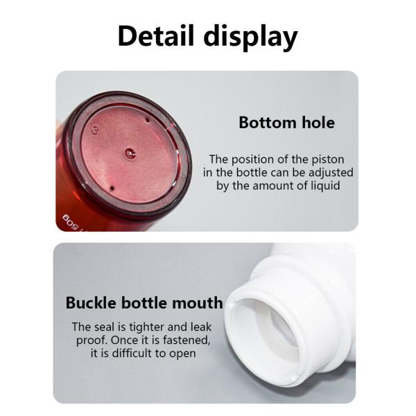 UKPACK КАК пластиковая безвоздушная упаковка бутылки 1oz 2oz Skincare насоса