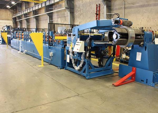 Hydraulic Press Steel Silo Roll Forming Machine / Similar Yoder Roll Former