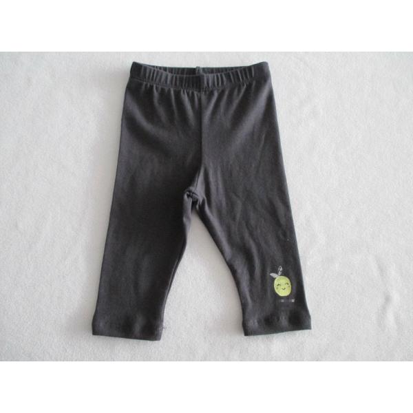 OEM service Cotton Elastane 180gsm Baby Girl Leggings Pants Elastic Waistband Autumn Soft Jersey