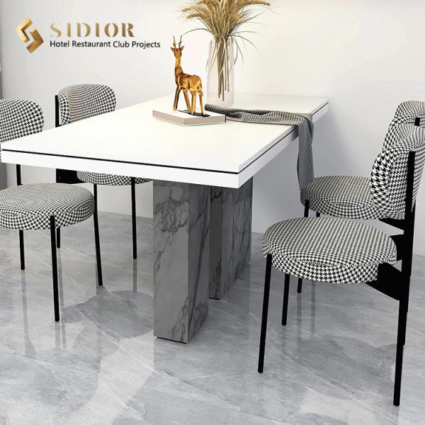 Morden Italian Design Dining Chair, high density foam, powder coated frame, PU leather restaurant hot sell dining chair