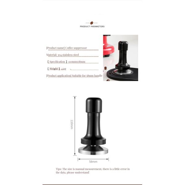 Adjustable Depth Tamper Distributor Presser Set for Perfect Bitterness Coffee Tea Tools
