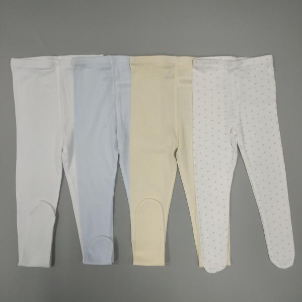 Comfortable Cotton Baby Pantyhose Tights with Colorful Plain Spring Season Leggings