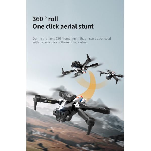 Optical Flow Drone With Triple 4k Camera Wifi Fpv Camera Stabilizer for Beginners Obstacle Avoidance RC Quadcopter 2.4G