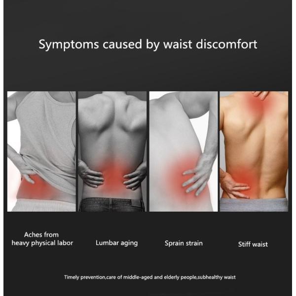 USB Cordless Warm Palace Belt Far Infrared For Waist Massage Overheat Protection