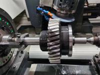 Steel Grinding Single Helical Gear High Speed Train Transmission 17CrNiMo6  ISO 6 Grade