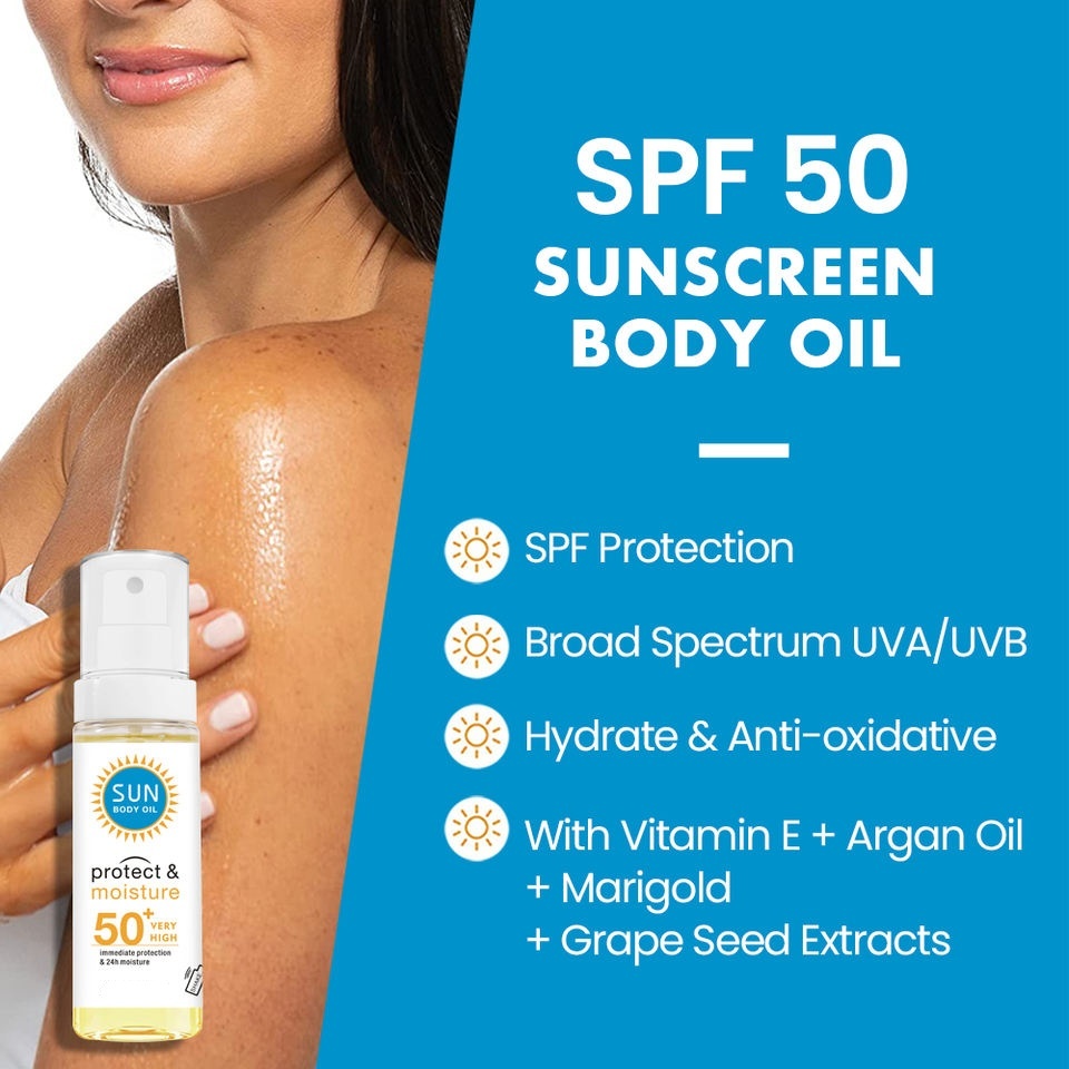 OEM ODM Brand Customization 100ml Sunscreen Oil Lightweight Skincare Sun Protection Anti-Aging Face Cream