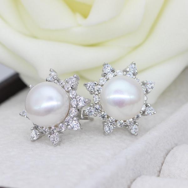 Freshwater Pearl Jewelry Sets With Necklace Earring Ring