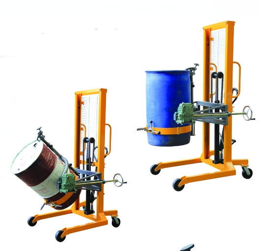 Camion de palette manuel de poignée de libération de bouton 55 gallons, chariot