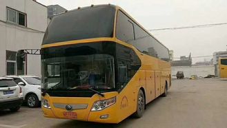 105000KM 2010 Wechai Motor 4 Wheels Disc Brake Yutong Second Hand Tourist Bus