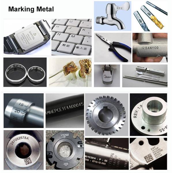 20W Fiber Laser Marking Machine , Stainless Steel Laser Engraving Machine