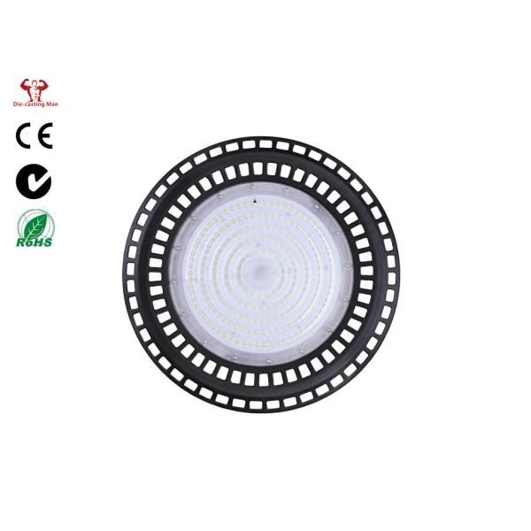 150w 14000lmの高い湾はUFOレンズの角度60°/90°/120°の小さい力の円形をつける