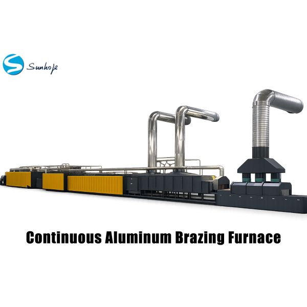 Continuous Aluminum Brazing Furnace for Radiator & Condenser Manufacturing | CE Certified