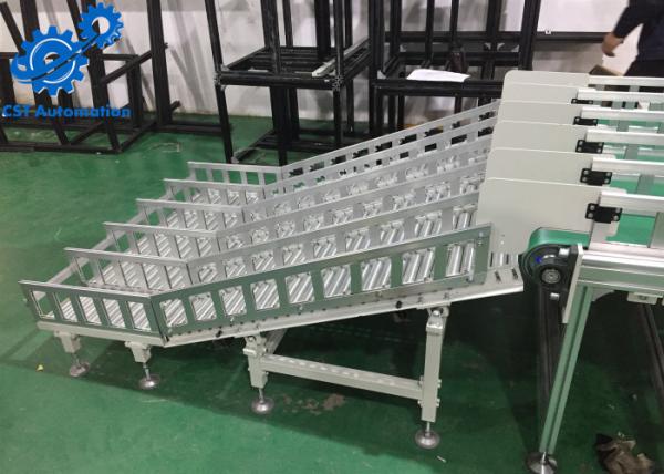Aluminium Profile Automated Conveyor Systems , Roller Conveyor System For Desiccant Bags