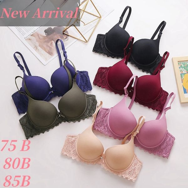 New Arrival 2025 Women Bra Lace Design With Bow 34B 36B 38B Ready to Ship Underwear Lace Bra for Women