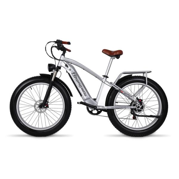 48V 17.5AH LG Battery Retro Electric Bike With Front Suspension 1000W Motor Power
