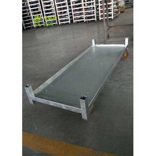 Metal Flower Cart Shipping Cart Metal Plant Greenhouse Trolley Danish Cart